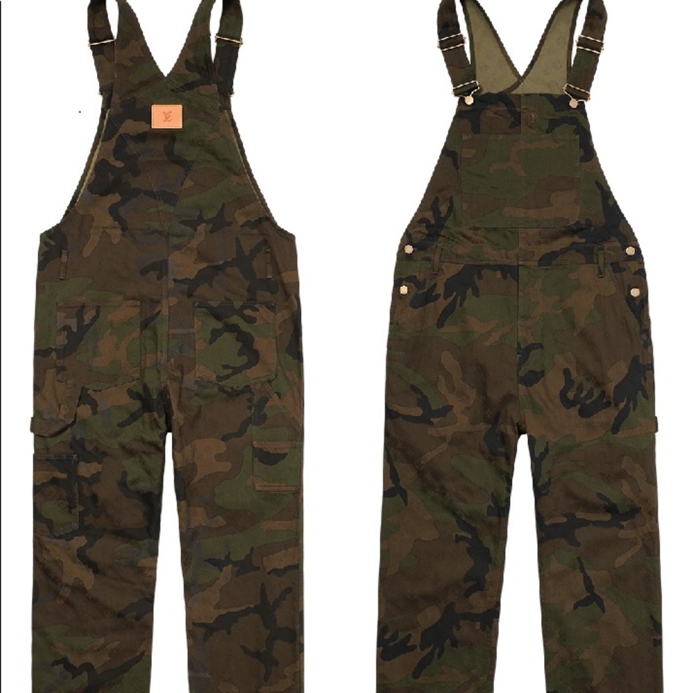 Louis Vuitton supreme overalls